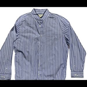 Banana Republic Striped Button Down